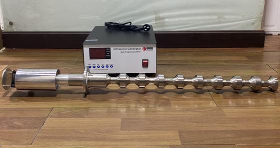 Equipamento transdutor ultrassônico de tubo de titânio de 70 mm 20 khz para indústria alimentícia