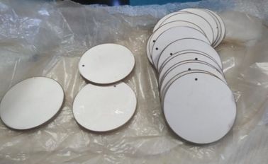 Discos cerâmicos piezoelétricos redondos materiais de P8 P4/disco cerâmico Piezo 43 x 2mm