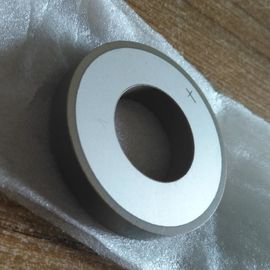 Elevada precisão cerâmica piezoelétrica personalizada da forma do anel da placa do tamanho