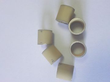 Resistência térmica da placa cerâmica piezoelétrica do tubo e do anel boa para detectores ultrassônicos
