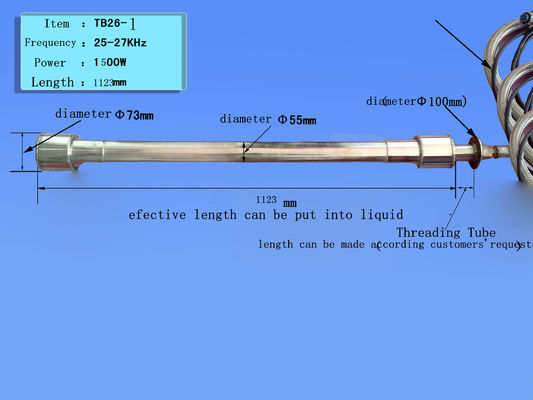 tubo ultrassônico da indústria da bioquímica de 27K 1500W