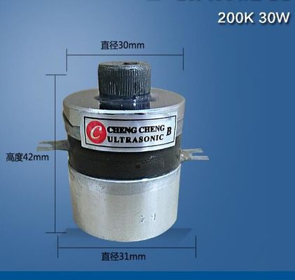 transdutor piezoelétrico ultrassônico da cerâmica de 200k 30w