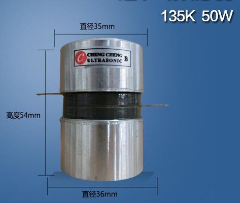 transdutor ultrassônico Piezo de alta frequência de 135k 50W para a indústria de limpeza