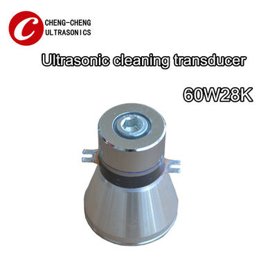 transdutor ultrassônico capacitivo industrial de 60w 28k para o líquido de limpeza