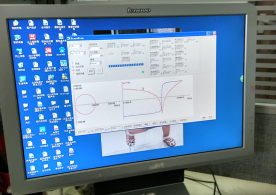 Freqüência da ressonância do disco cerâmico Piezo real máximo do analisador da impedância anti