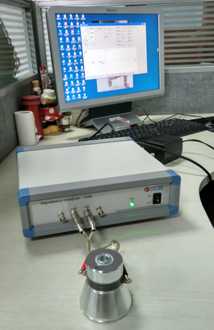 Freqüência cerâmica Piezo da energia do transdutor do teste ultra-sônico sadio do medidor da impedância da cavitação
