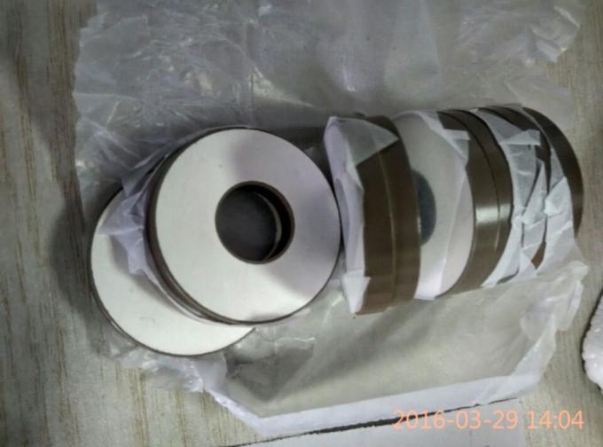 Eficiência elevada cerâmica piezoeléctrica da forma redonda dos discos do anel de Tubuler