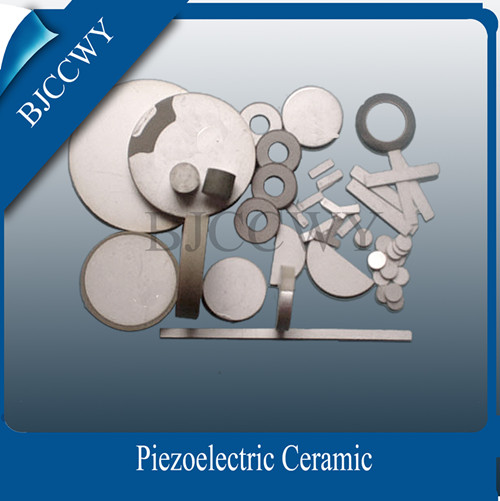 Em volta da placa cerâmica piezoeléctrica da beleza ultra-sônica do eléctrodo de 38x6mm