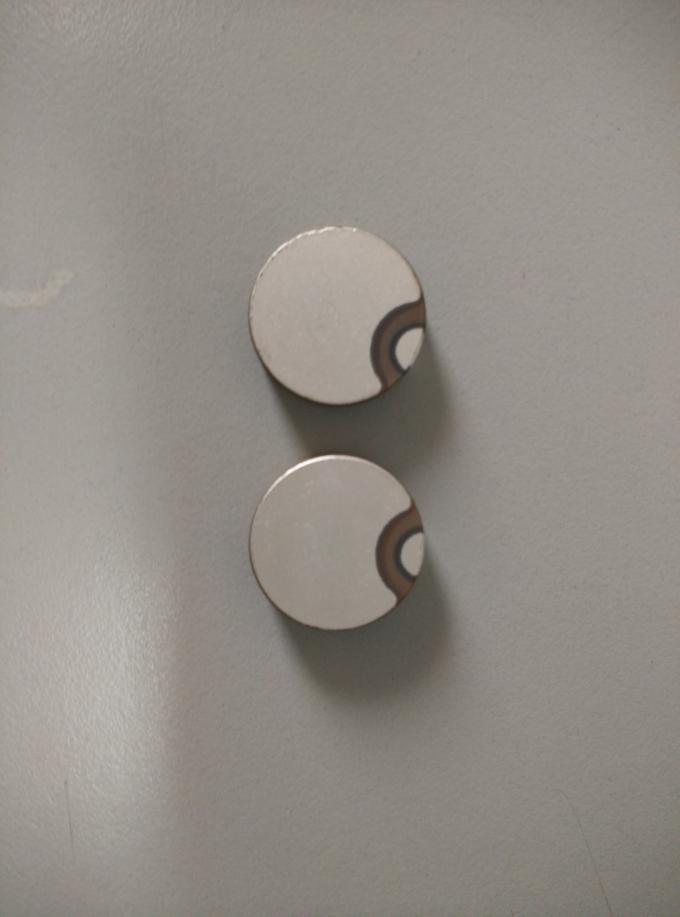 os elétrodos positivos e negativos da placa P8 cerâmica Piezo de 20x5.47mm no mesmos surgem