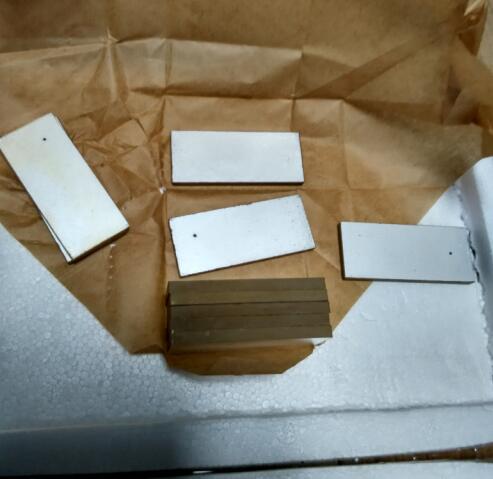 Material cerâmico Piezo do elemento da forma do retângulo para dispositivos bondes