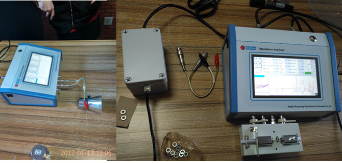 Medidor ultrassônico do analisador da impedância da definição de uma fase de 0,15 graus para o transdutor/cerâmica