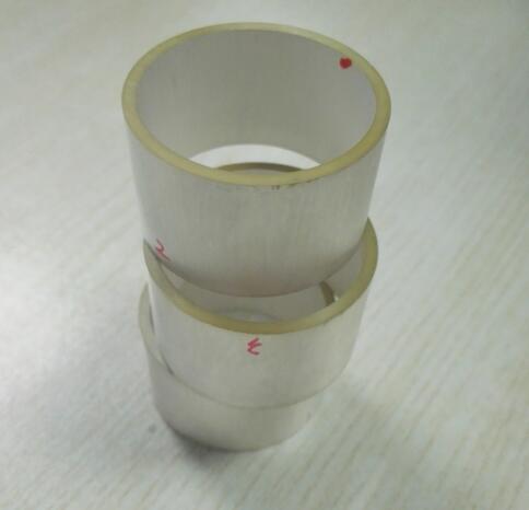 Placa cerâmica Piezo tubular ou do anel da forma para sensores ultrassônicos