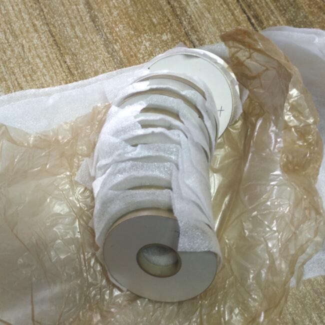 Disco Piezo ultrassônico do tamanho de Customzied/anel cerâmico Piezo para o sensor da vibração