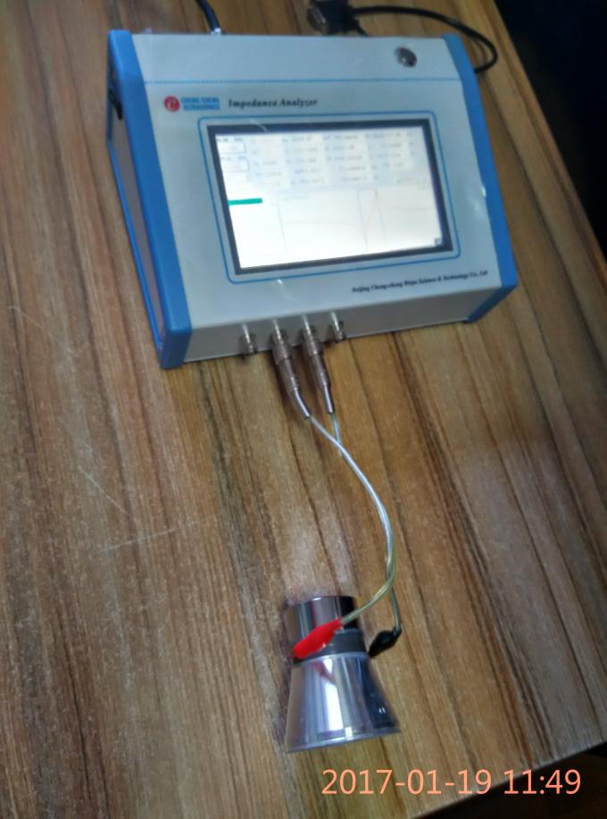 Transdutor ultrassônico dos testes do instrumento da impedância da definição de uma fase de 0,15 graus