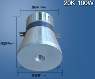 20 transdutor ultrassônico do poder superior do quilohertz 100w para o líquido de limpeza ultrassônico do tanque