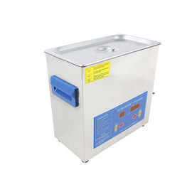 Máquina 6L da limpeza ultrassônica aquecida com o líquido de limpeza de vidros do relógio da joia do temporizador de Digitas