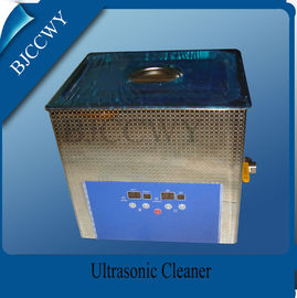 líquido de limpeza ultra-sônico de aço inoxidável da freqüência 1400W diferente com temporizador e controle de temperatura usado para a indústria
