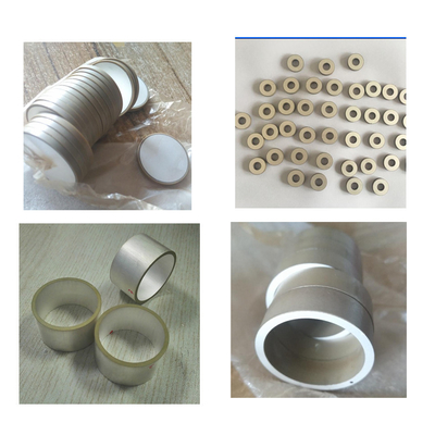 Placa cerâmica piezoelétrica Ring Positive And Negative Electrode do tubo P8